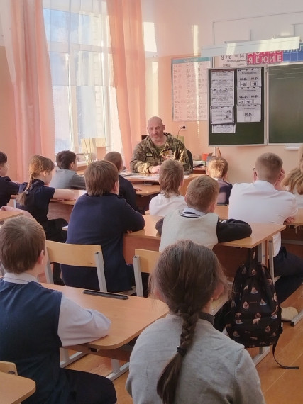Встреча с участником СВО.